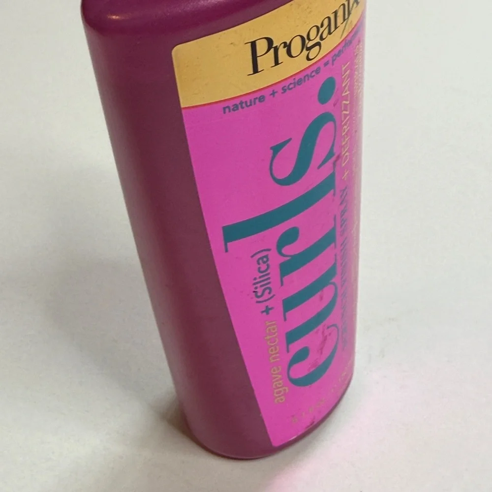 Proganix Curls Scrunch Finish Spray & Defrizzant Agave Nectar Silica Hair Care